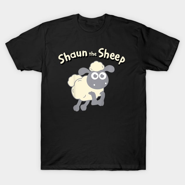 Vintage Shaun Cartoon TV Series The Sheep T-Shirt by WelchCocoa